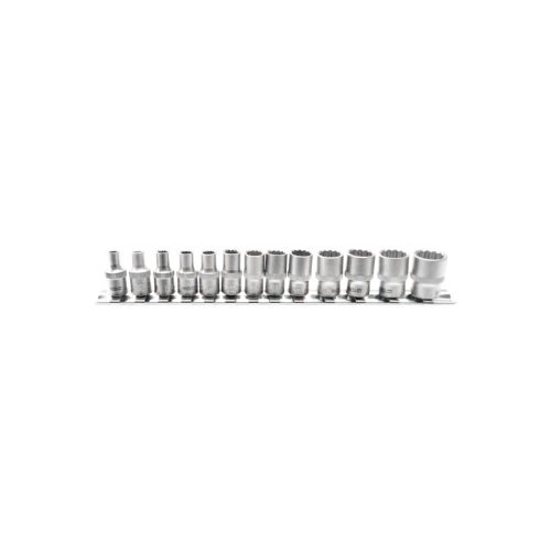 Socket Set 1/4 13 Pcs 4-14 Mm