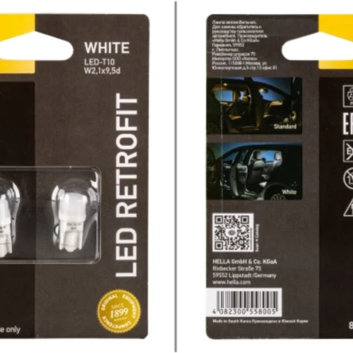 Ampul LED W5W 12V, 4000K, W2.1x9.5