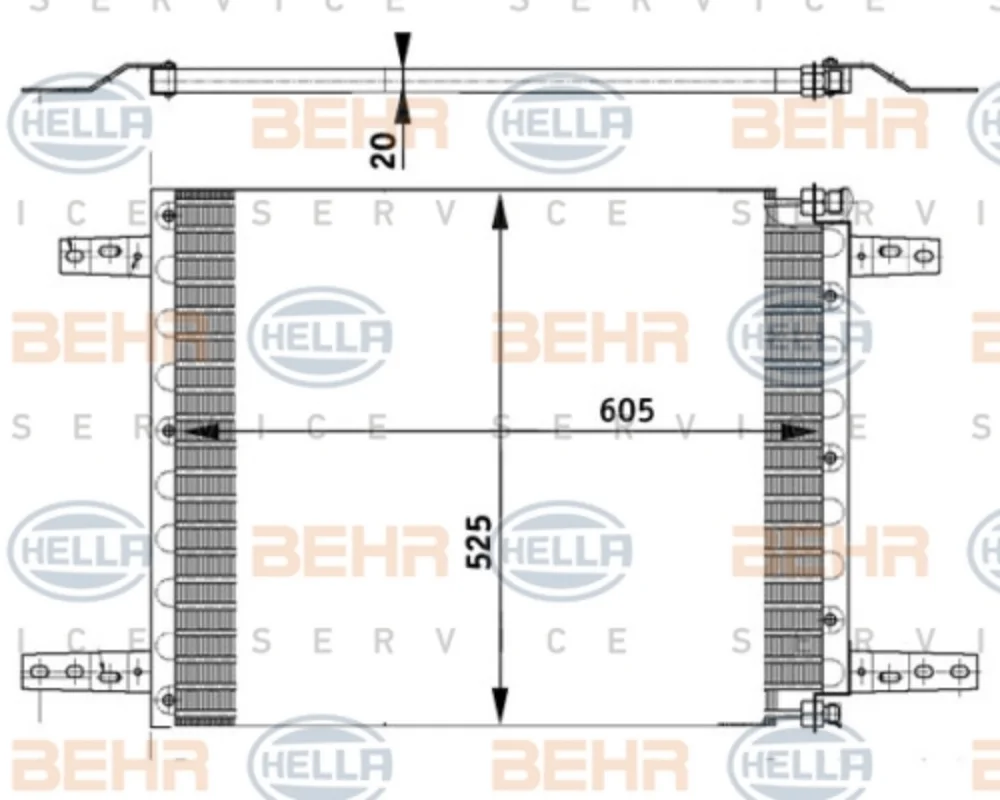 AIR CONDITIONER RADIATOR