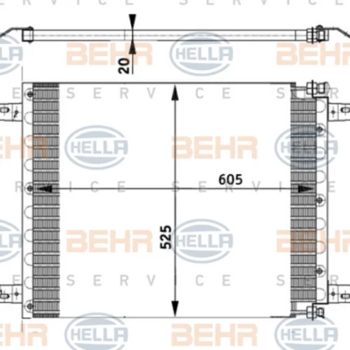 AIR CONDITIONER RADIATOR