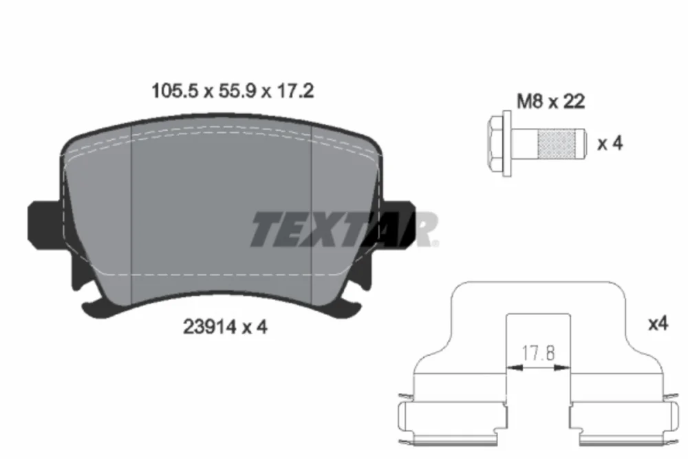 Brake Pad Rear