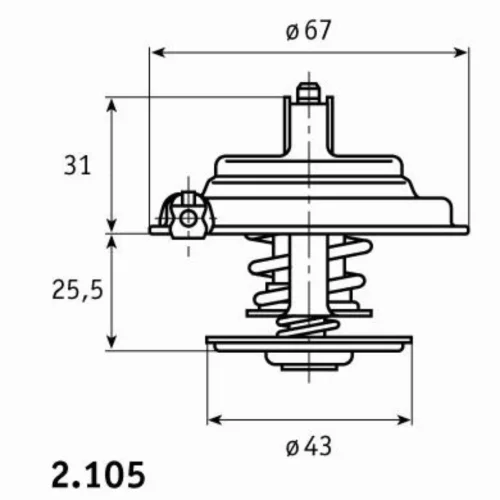 Thermostat w,Ball 79
