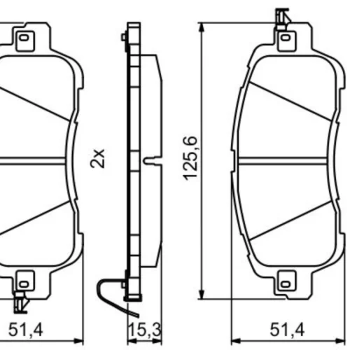 Brake Pad Set, disc brake (Braking System)