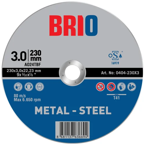 Cutting Disc 230X3 Metal