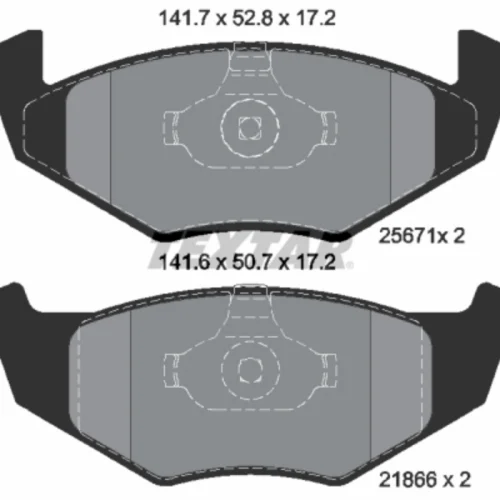 Brake Pad Set, disc brake (Braking System)