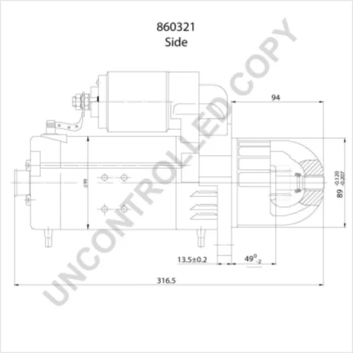 STARTER 24V4KW 9T CW A Q25