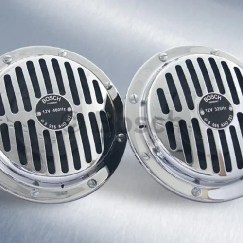 Korna Set Büyük Kafa Megatone 12V Set Sılver