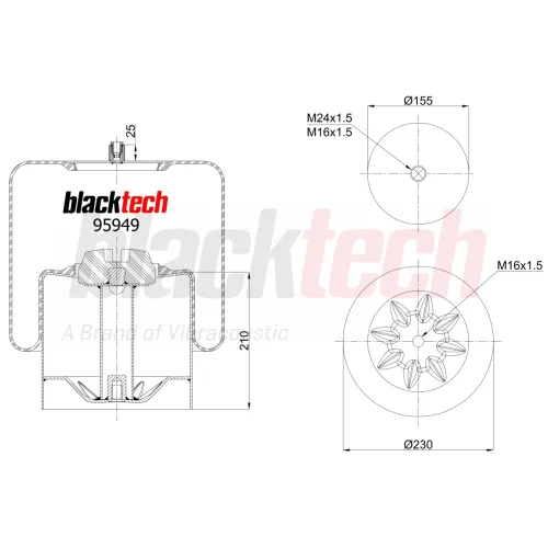 Air Springs Complete Metal Piston