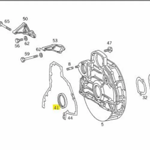 Seal Ring 120X140X13 , 12 Crank rear