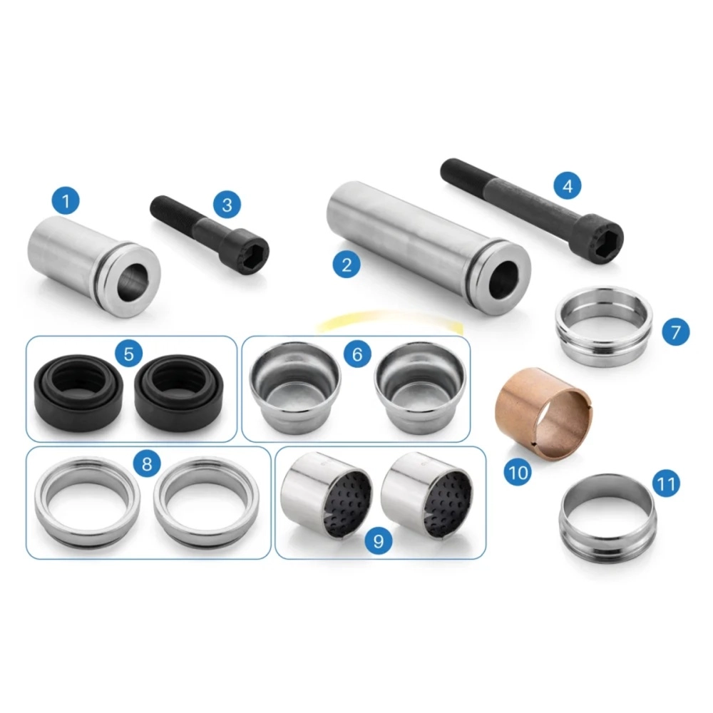 Caliper Guides And Bushes Repair Kit