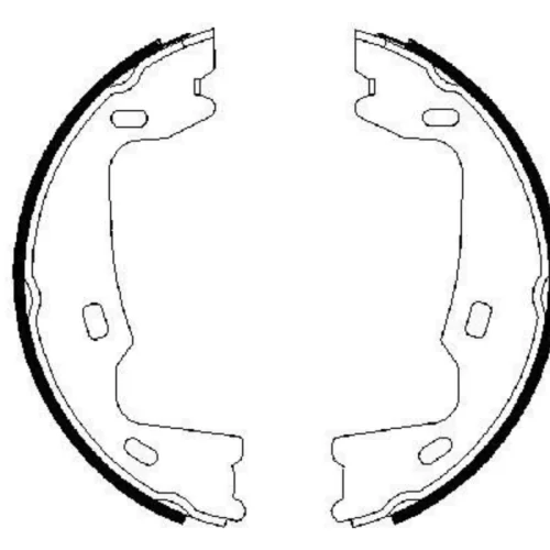 Brake Shoe Set, parking brake (Braking System)