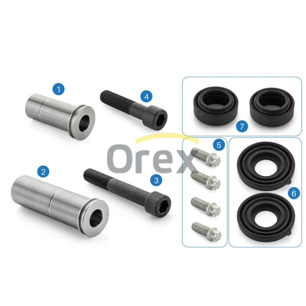 Caliper Shaft & Seal Repair Kit Meritor