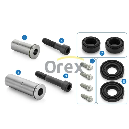 Caliper Shaft & Seal Repair Kit Meritor