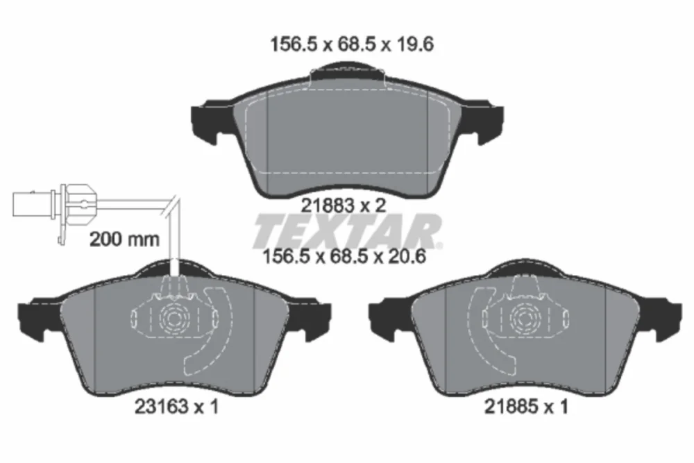 Brake Pad Set (w,Disc )