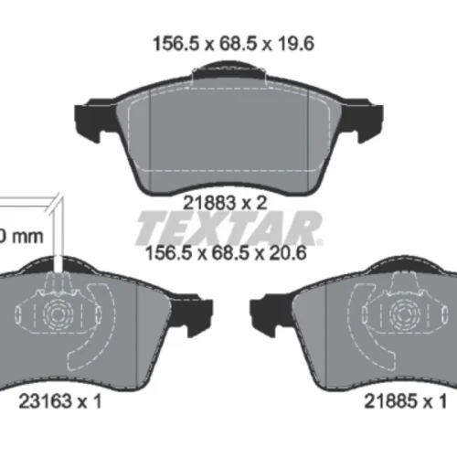 Brake Pad Set (w,Disc )