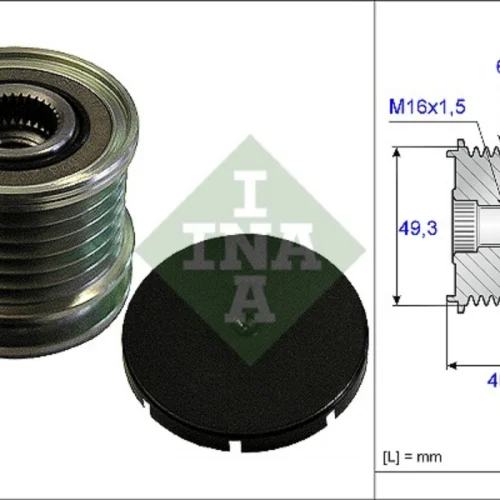 Alternator Freewheel Clutch (Alternator)