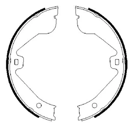 Brake Shoe Set, parking brake (Braking System)
