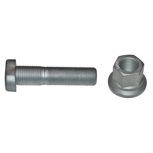 Bijon M22x92mm Somunlu, Yivli Arocs (Gri, Elips Başlıklı)