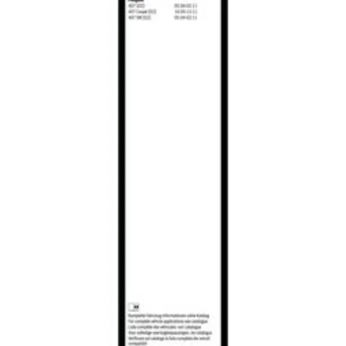 Silecek Süpürgesi (Çiftli, 700mm) Peugeot 407/ Citroen C6