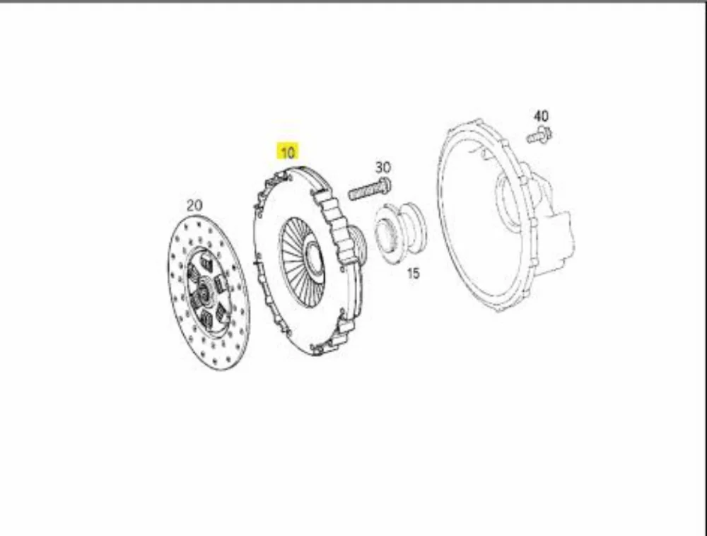 Clutch Pressure Plate 430 Mm