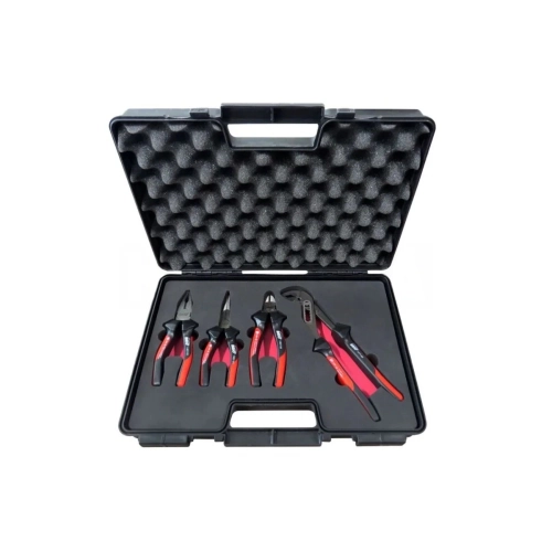 4 Piece Pliers Set in Plastic Case
