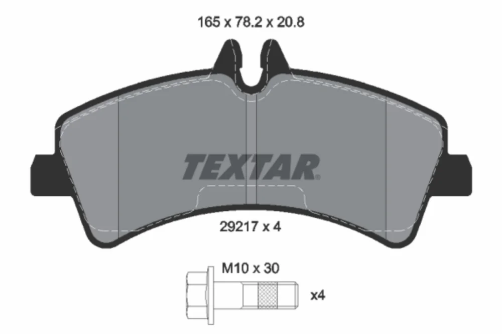 Fren Balatası Spr-906-Crafter Arka 515 Cdı (Eski no:2921701) (diskli fren)