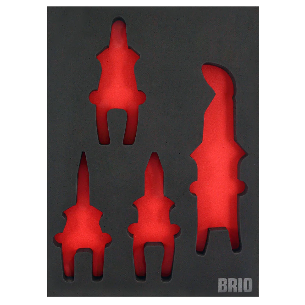 Pliers Set 4 Pieces B Line Foam inlet Empty