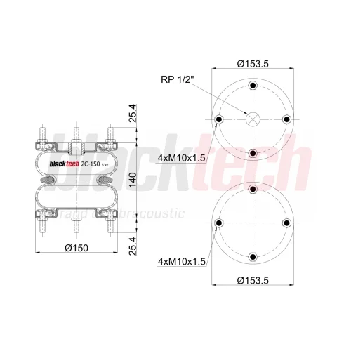 Air Springs Two Storey Plastic Ring