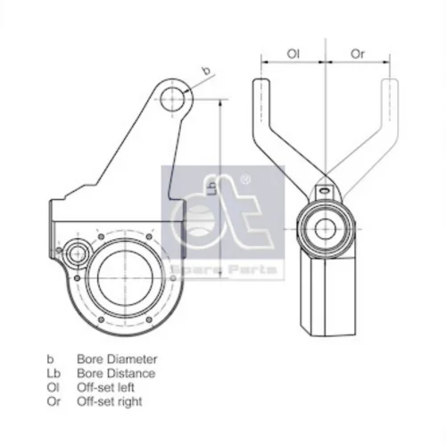 Ayar kolu, Fren sistemi (Fren tertibatı)