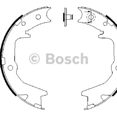 Brake Shoe Set, parking brake (Braking System)