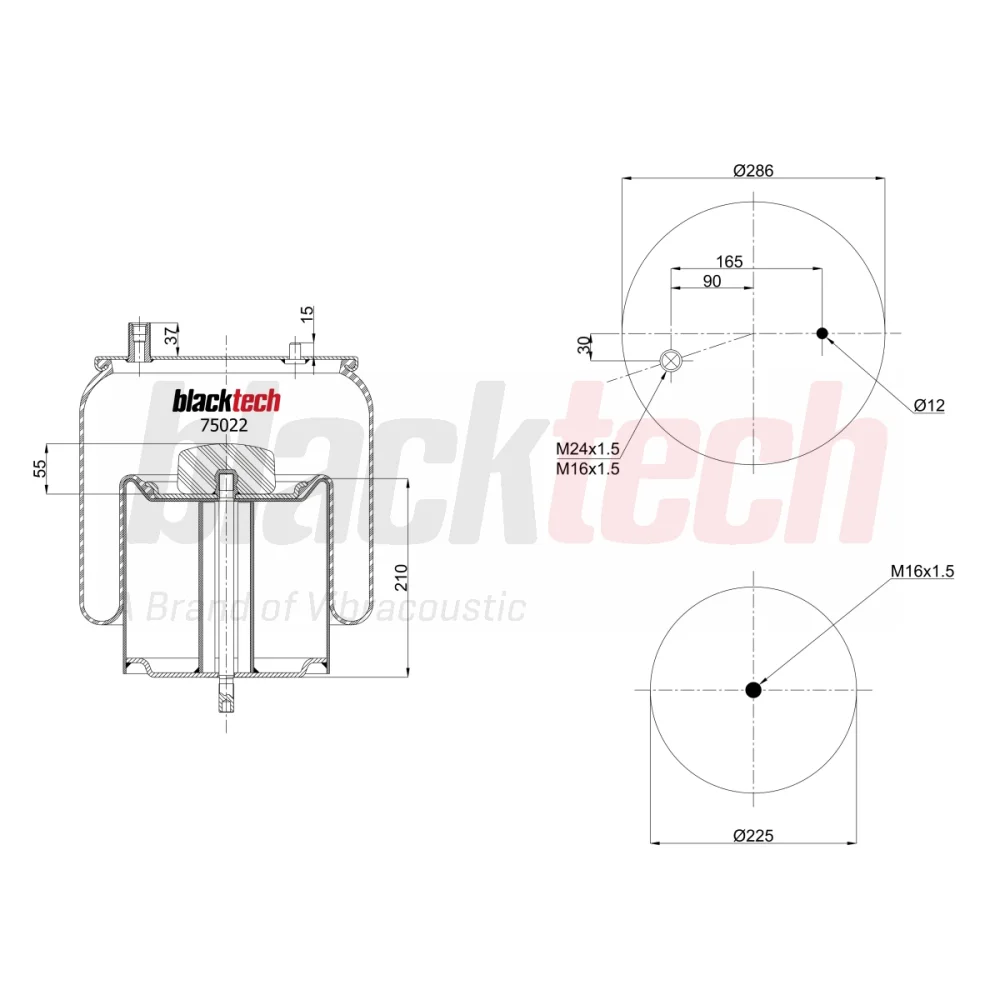 Air Springs Complete Metal Piston