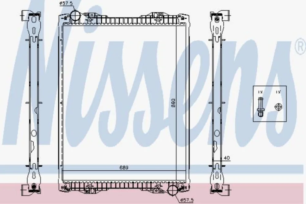 Radiator  P Series 380 Ps