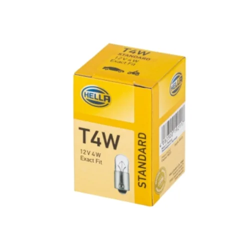 Ampul, 12V, 4W, T4W, BA9s