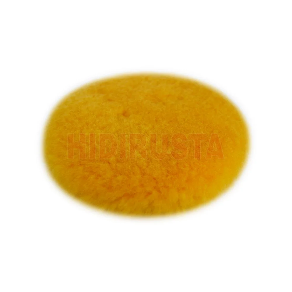 Sheep Wool Polishing Pad Yellow 160 Mm