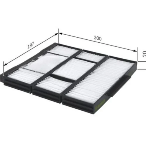 Filtre, kabin havası (Isıtma/Havalandırma)