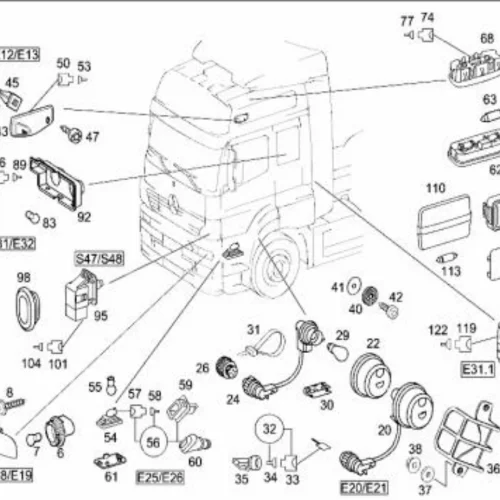 Signal Lamp Headlight Mounted  N.M left