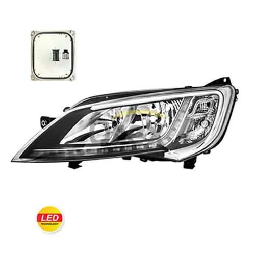 Far Sol (Led Motorlu) Ballast Hariç – Jumper Iıı / Ducato Iıı / Boxer Iıı  Krom Çerçeveli