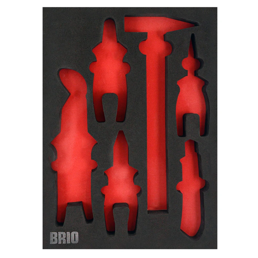 Pliers Set 6 Pieces Foam inlet Empty