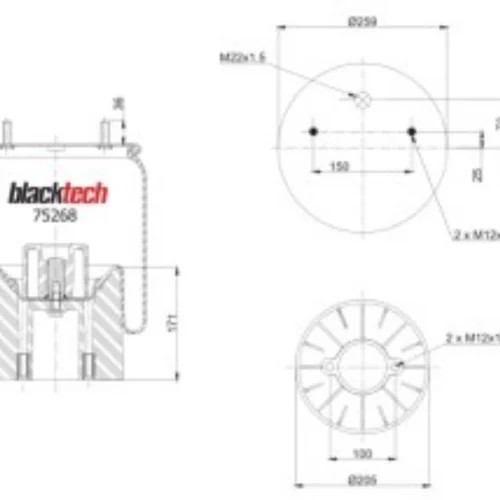 Air Springs Complete Plastic Piston