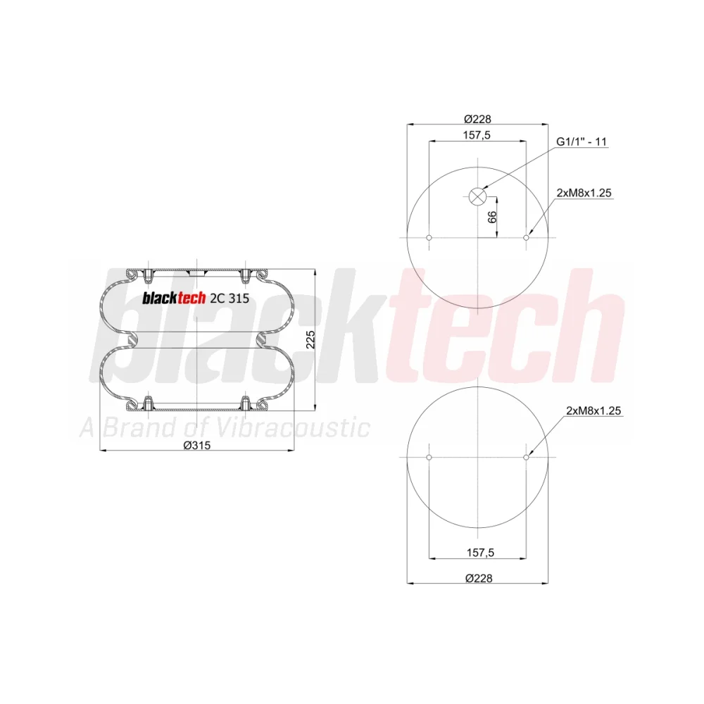 Air Springs With Two Layer Plate