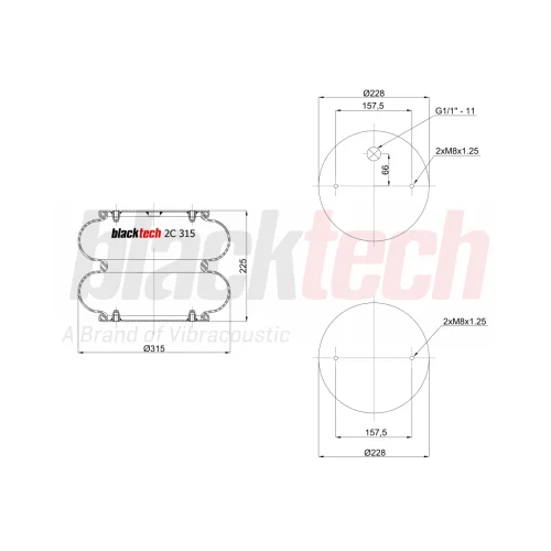 Air Springs With Two Layer Plate