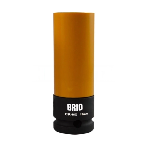Pneumatic Socket Long Plastic Protection Coated 19