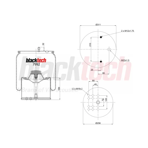 Air Springs Complete Metal Piston