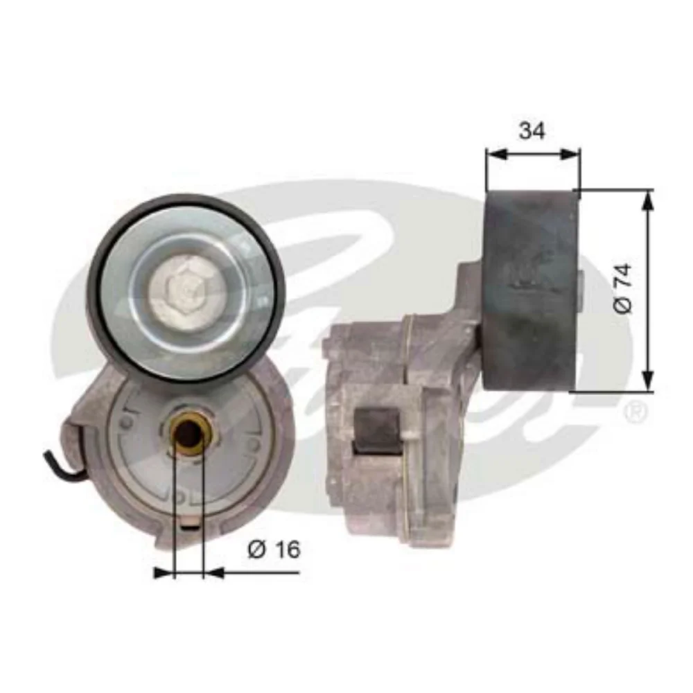 Belt Tensioner, V-ribbed belt (Belt Drive)