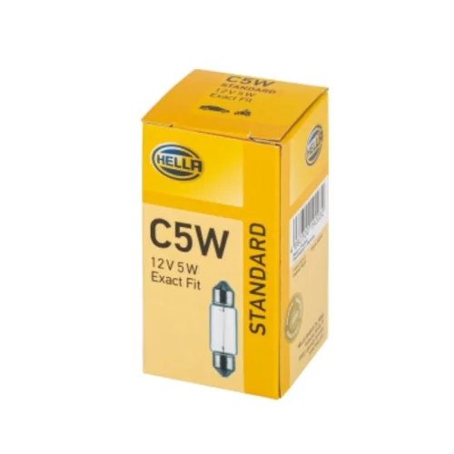 Ampul, 12V, 5W, C5W-Halojen, SV8.5-8