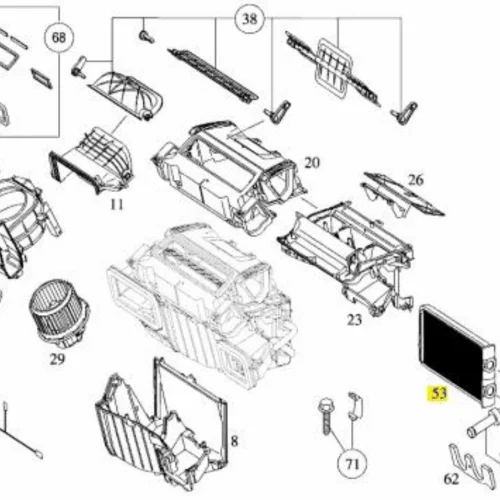 Radiator (Current No: A0008303420 64)
