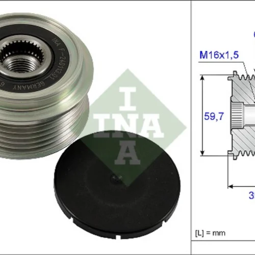 Alternator Freewheel Clutch (Alternator)
