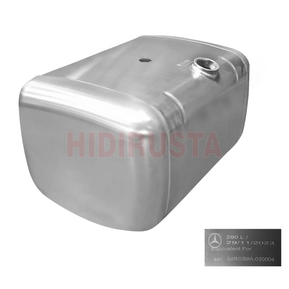 Yakıt Deposu 290 Lt Alüminyum Arocs (Yük.565mm, En 650mm, Uz.950mm)