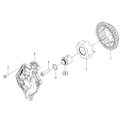 Oil Pump Shaft