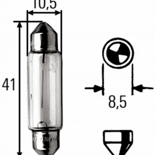 Sofit Ampul C10W 12V (40mm)